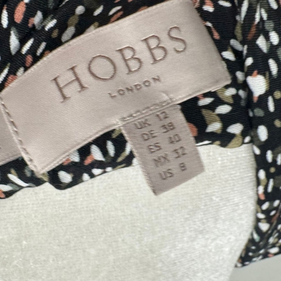 Hobbs london-Dress Alex Printed Shirt Dress/Color Blanck Multicolor/Size 8/NWOT - Picture 4 of 4